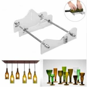 Corta Botella Vaso Vidrio Cerveza Artesanal Lampara