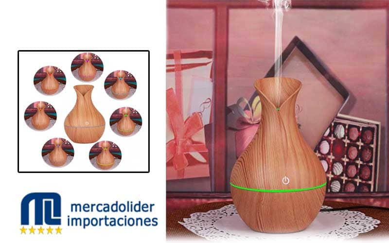 Humidificador 130 Ml Difusor Aromatizador