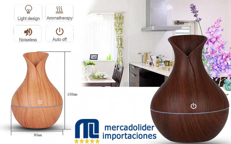 Humidificador 130 Ml Difusor Aromatizador