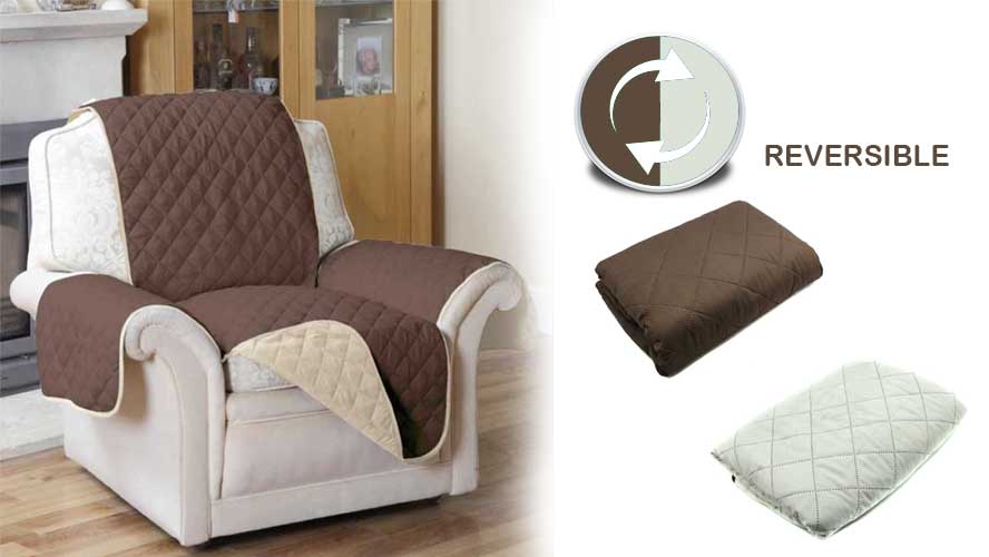 cubre sofa reversible