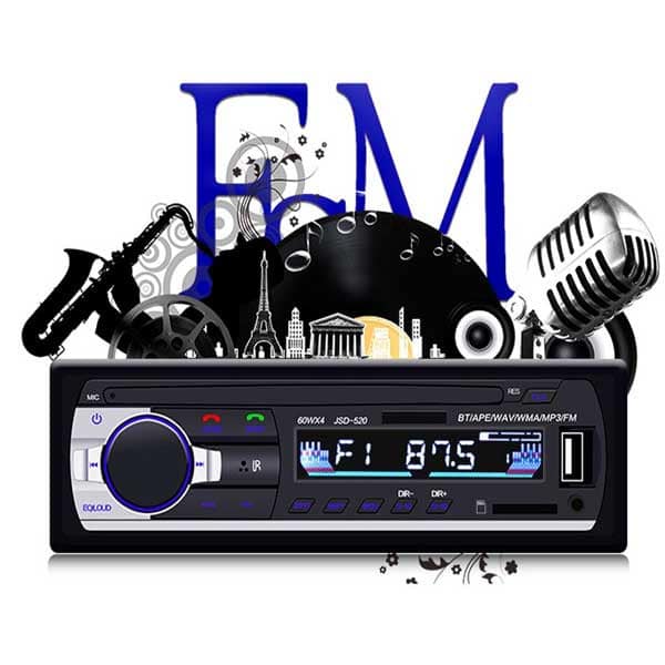 Radio Auto Universal Usb Bluetooth