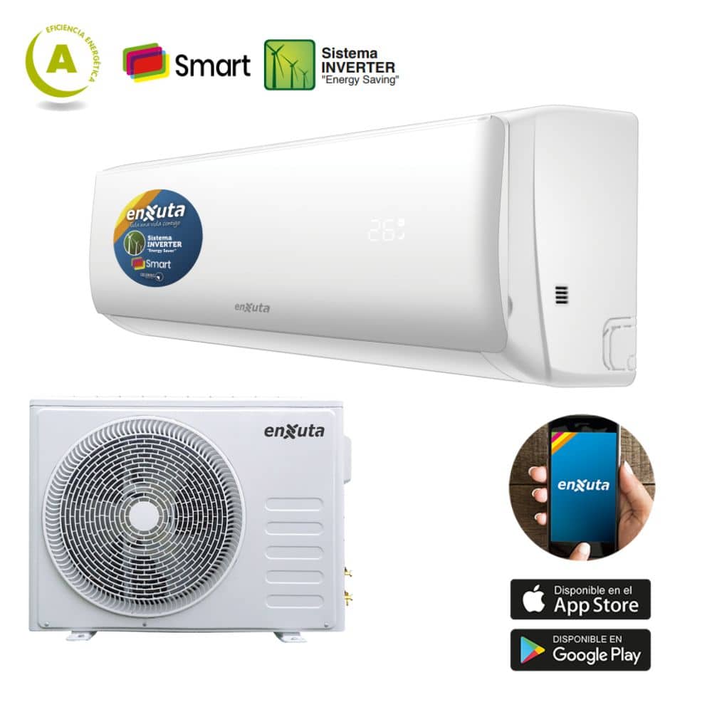 Aire Acondicionado Smart Inverter 18.000 BTU con Gas R32 Clase A