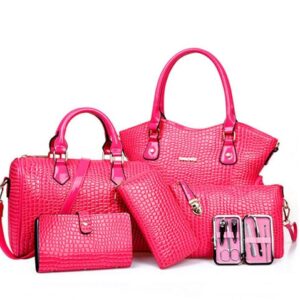 Bolso Cartera Billetera Sobre Tarjetero Neceser Set 6 en 1