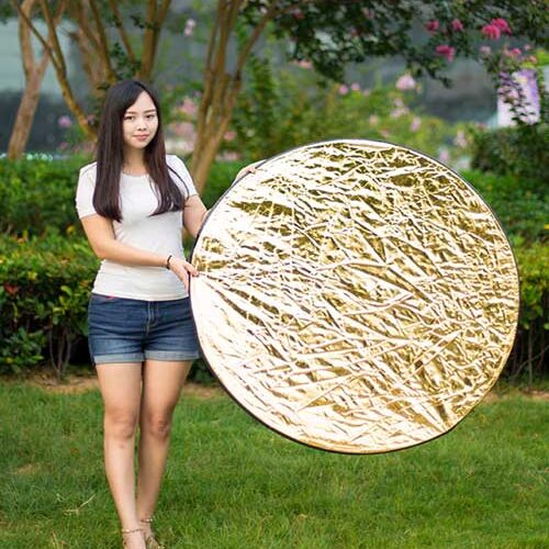 Disco Reflector 5 En 1 Luz Plegable