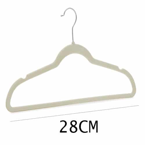 Percha De Terciopelo Antideslizante 28 cmt