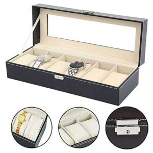 Organizador de Relojes 6 Compartimientos