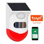 Sirena Sensor Movimiento Solar