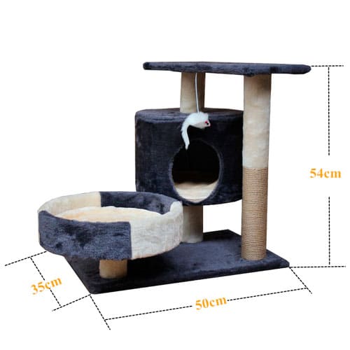 Rascador Torre Para Gatos Juego Cama Nido