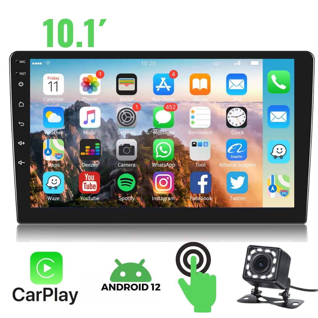 MAR-5250 autoradio 10.1 pulgadas CarPlay Android