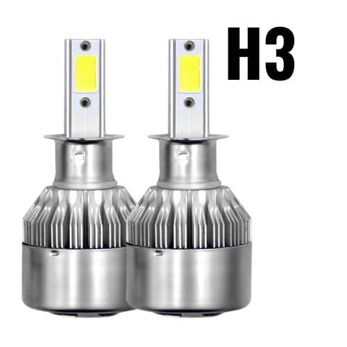 luz cred led para auto H3 Lamparas Luces Cree Led Auto H3 Ultra Blanca