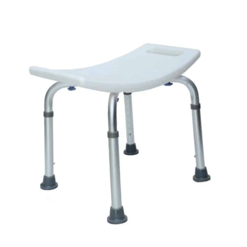 Banco Plastico Rigido Patas Aluminio Regulables