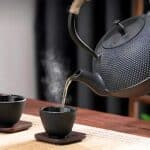 Tetera en funcionamiento