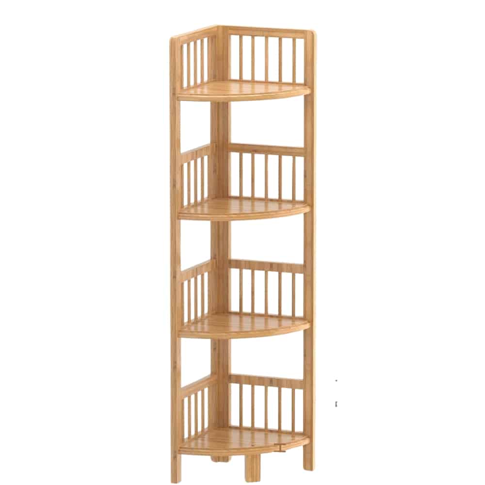 MAR-6518 (4) Estanteria de bambu con 5 estantes