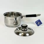 OLLA CHICA CON TAPA ACERO INOXIDABLE