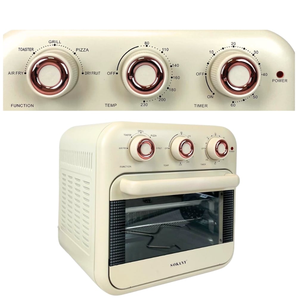 Perillas freidora de aire soakany 18lt