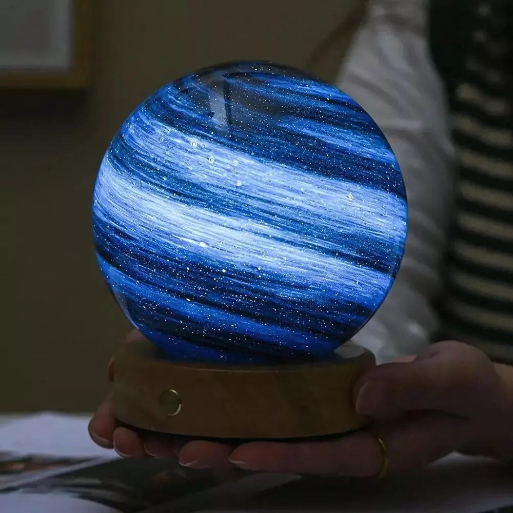 LAMPARA AZUL PLANETA