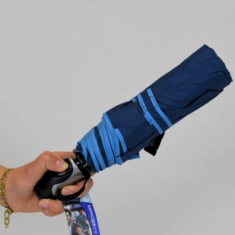 Paraguas automatico azul