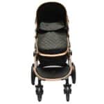 Coche cerrado de frente negro