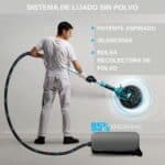 lijadora yeso pared techo con bolso