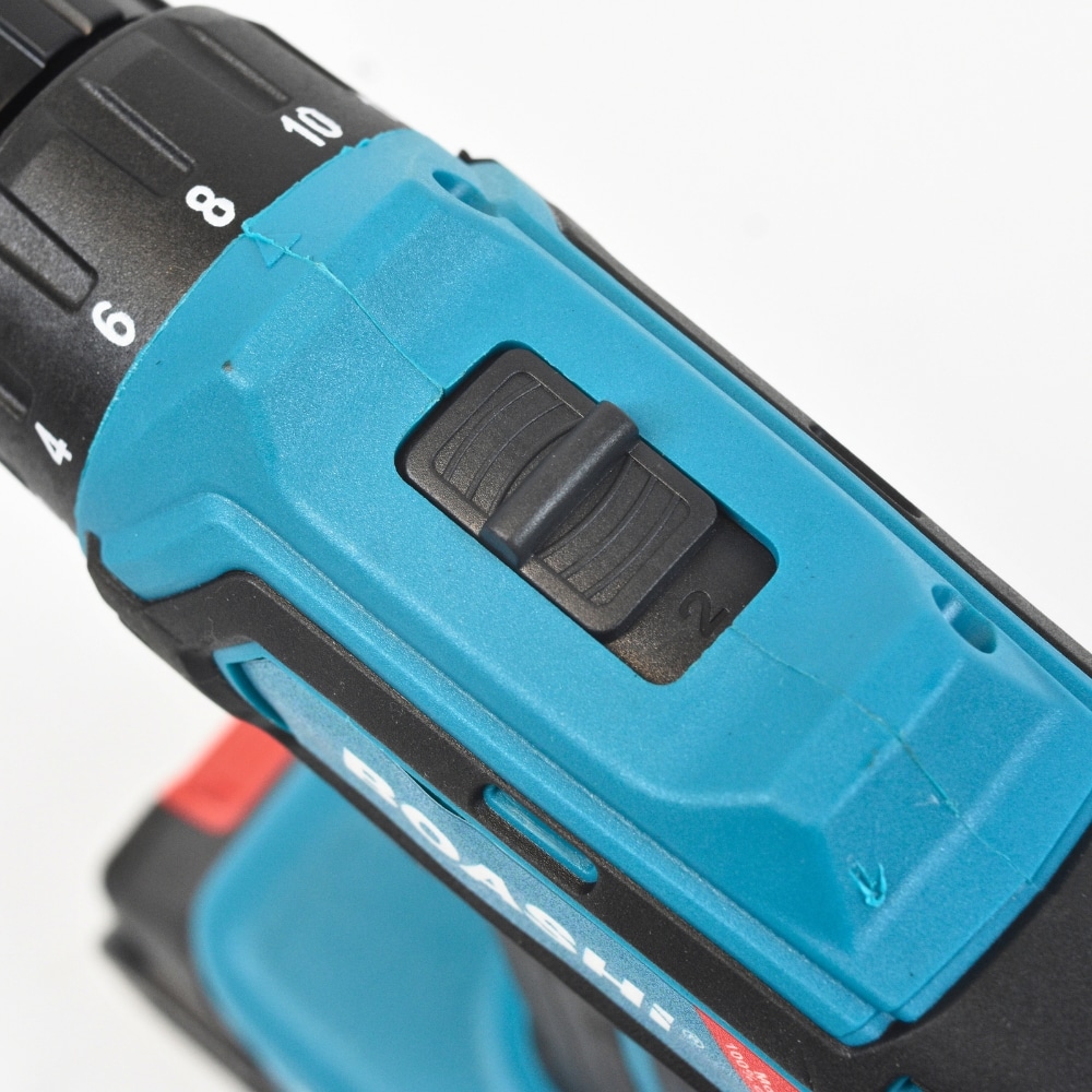 parte superior de la atornilladora