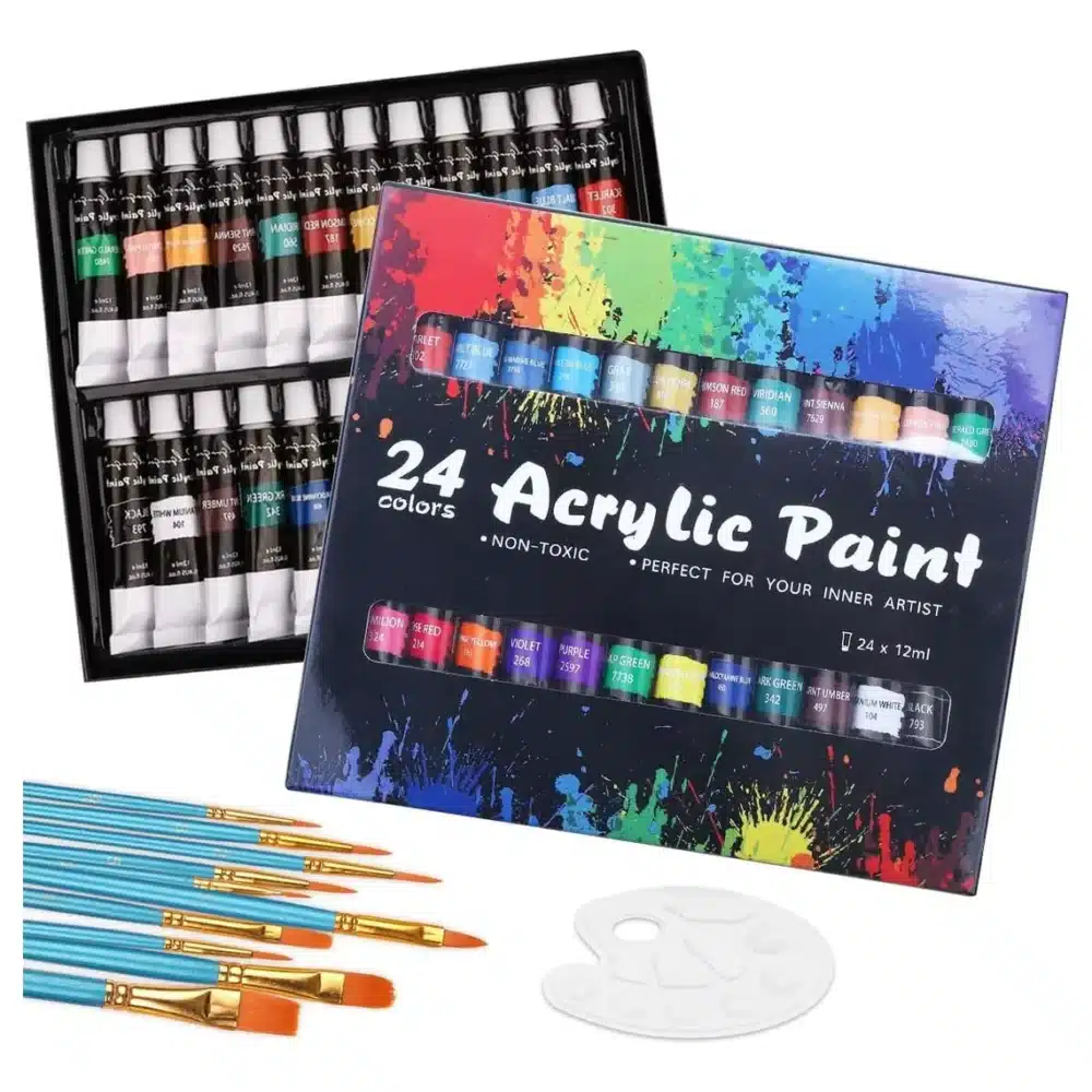 Set De Pintura Acrilica 24 Unidades 12ml