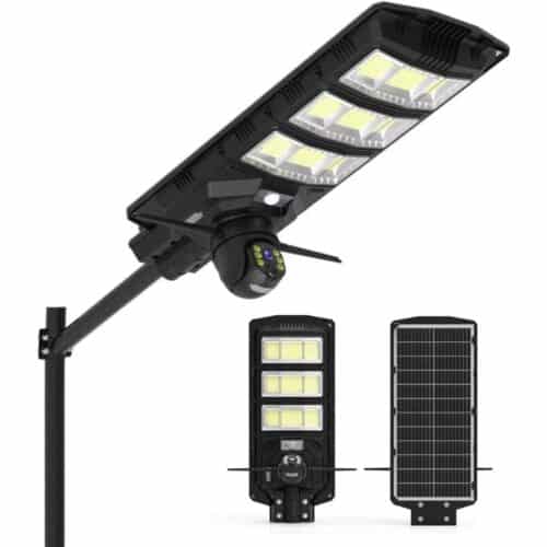 Foco solar con camara ptz