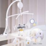 Sonajero de Cuna Movil Con Musica diseño mapache