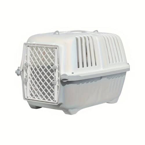 Transportadora Rigida Mascota Pequeña Blanca