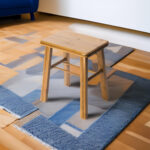 banqueta de bambu maciza