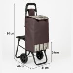 medidas carrito feria con asiento chango