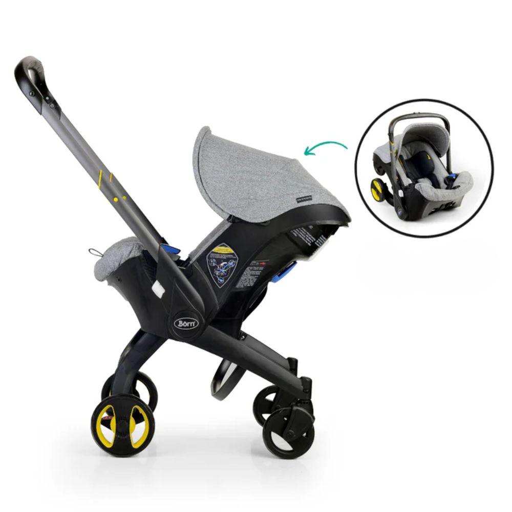 Cochecito Bebe Convertible Sillita Auto Bebe Coche Armado Facil Aluminio Super Liviano